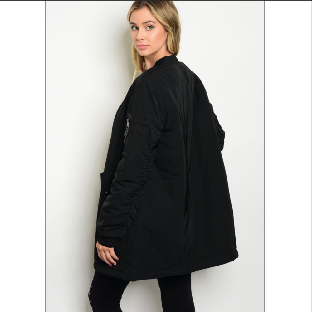 Women’s Laura Longline Bomber Jacket - Picture 4 of 8
